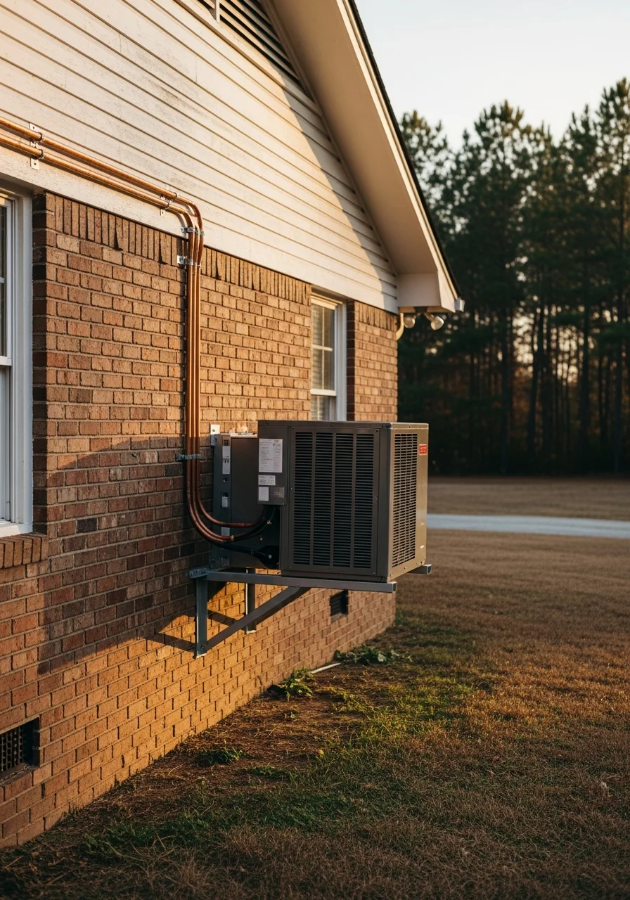 A service professional working on a Butts County home, representing the hands-on local expertise and quality service we provide.