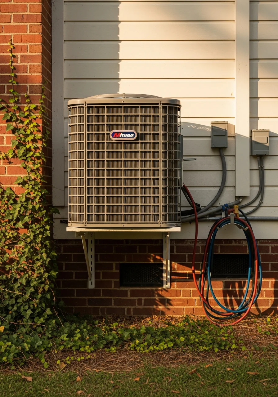 A service professional working on a Fayetteville property, representing the hands-on local expertise and quality service we provide.